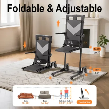 VOCIC AX35 Emergency Floor Lift for the Elderly and Disabled