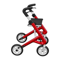 Blaze Carbon Fibre Rollator - 4.6kg