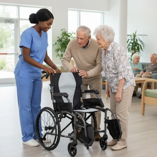 Apollo Lightweight Folding Wheelchair