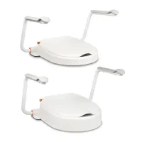 Etac Hi-Loo Fixed Raised Toilet Seat with Optional Arm Supports