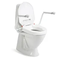 Etac Hi-Loo Fixed Raised Toilet Seat with Optional Arm Supports