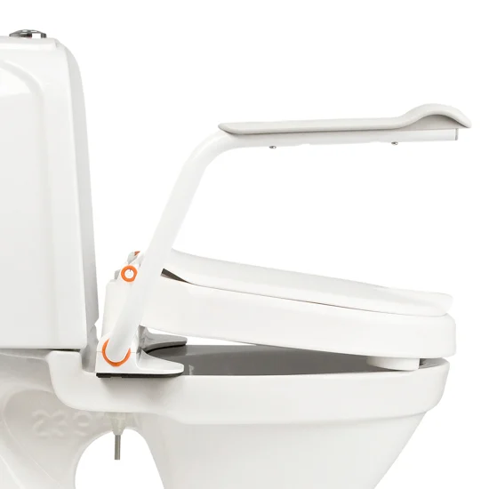 Etac Hi-Loo Fixed Raised Toilet Seat with Optional Arm Supports