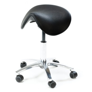 Laboratory PU Ergonomic Saddle Stool