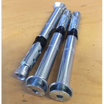 Oxford Mermaid Concrete Bolts (Pack of 3)