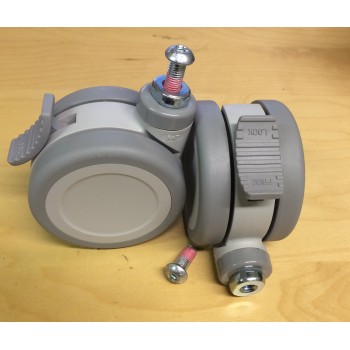 Oxford Standaid Rear Braked Castors (Pair)