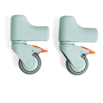 75 mm White Front Castors (Pair)