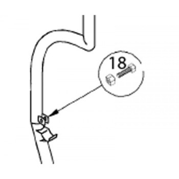 Oxford Chair Support Tube fixings and fittings
