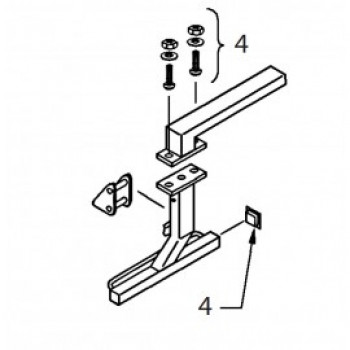 Oxford Ranger Arms Fixings & Fittings Kit (pack of 10)