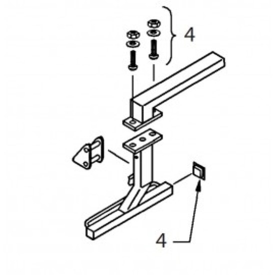 Oxford Ranger Arms Fixings & Fittings Kit (pack of 10)