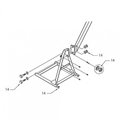 Oxford commode Seat Fixings & Trims