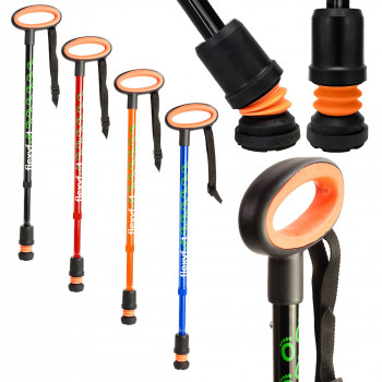 Flexyfoot Oval Handle Walking Stick