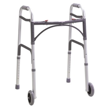 Folding Walking Frame With Wheels