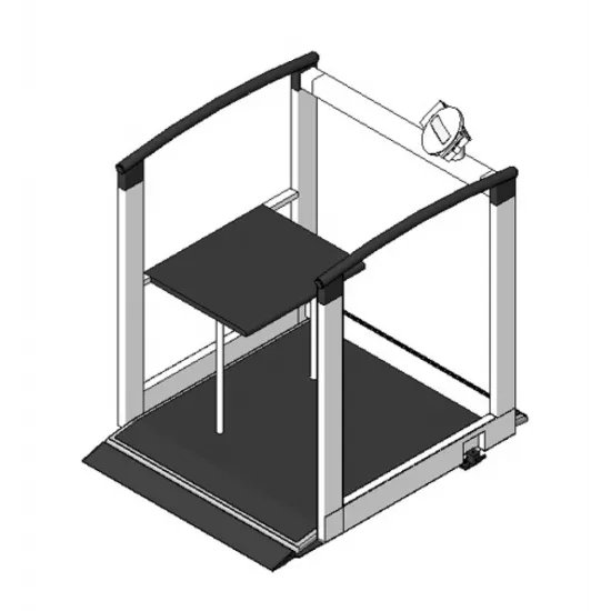 seca-685-multifunctional-handrail-and-wheelchair-scale-for-safe-and-precise-patient-weighing-diagram