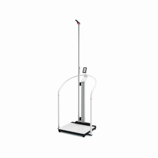 seca-scale-up-with-handrail-and-digital-measuring-rod-kg-lbs-and-cm-inch-option