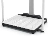 seca-scale-up-line-emr-validated-digital-handrail-scale-for-precision-weighing-worker-with-client-digital-system-close-up