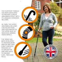 Flexyfoot Cork Handle Folding Walking Stick Flexyfoot Cork Handle Folding Walking Stick