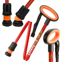 Flexyfoot Oval Handle Folding Walking Stick Flexyfoot Oval Handle Folding Walking Stick