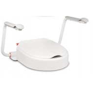 Etac Hi-Loo Toilet Seat with Support Arms (10 cm)