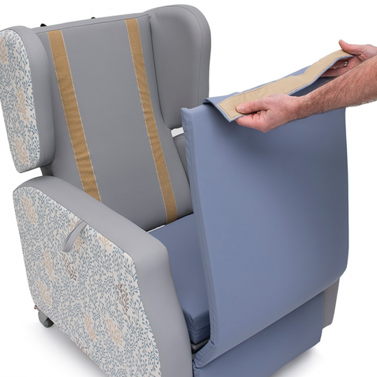 for Tilt-in Space Postural Care - velcro cushioning 