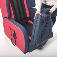 Haven Air Rise Recliner Chair for Pressure Relief velcro