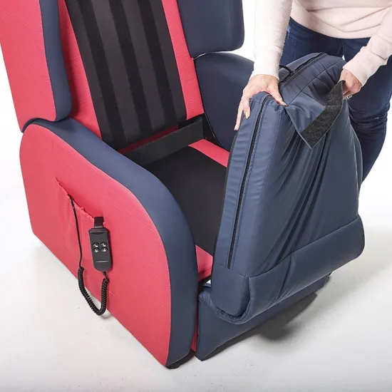 Haven Air Rise Recliner Chair for Pressure Relief velcro