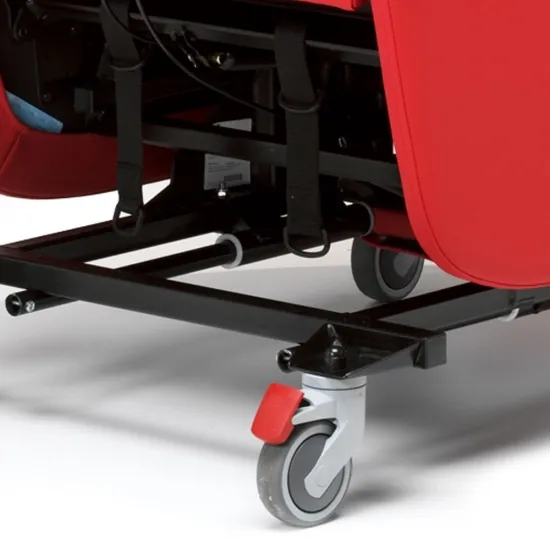 Repose Melrose Porter Reclining Chair for Advanced Tilt-in-Space Positioning - castors