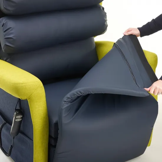 Repose Multi Bari Bariatric Rise Recliner for Comfort and Pressure Management Control - velcro