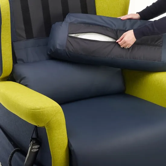 Repose Multi Bari Bariatric Rise Recliner for Comfort and Pressure Management Control - seat cushioning