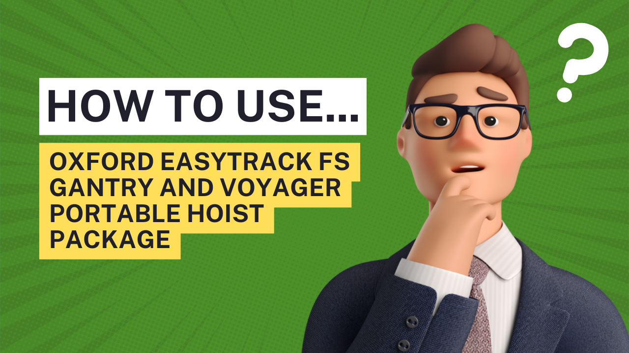 Oxford Easytrack FS Gantry and Voyager Portable Hoist Package