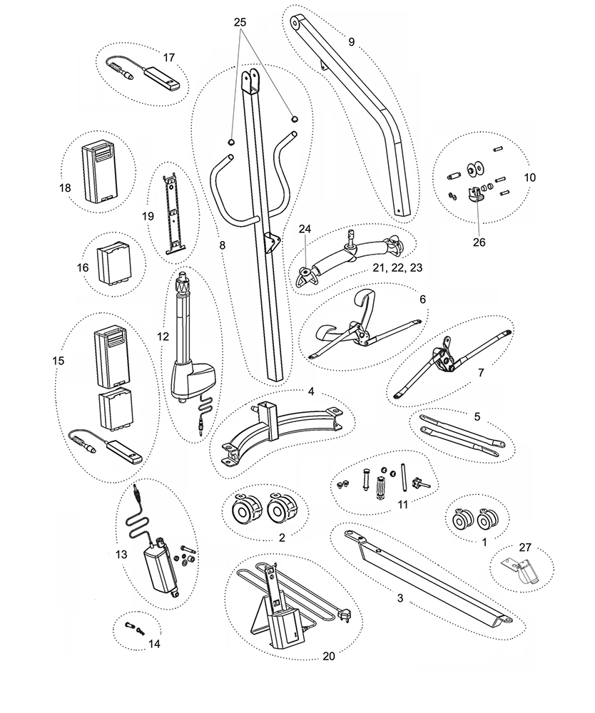 Oxford Maxi 180 Spare Parts